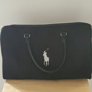 Ralph Lauren Black Polo bag, duffle bag, tote